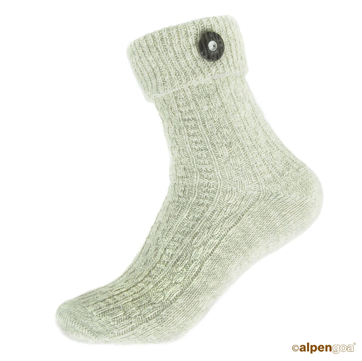 Trachtensocken mit Knopf